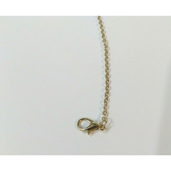 Mia Collection Black Lace & Gold Floral Choker + Diamond Studded Circle Necklace - Picture 8 of 11